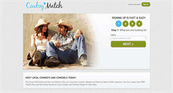 Desktop Screenshot of cowboymatch.net
