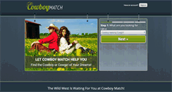 Desktop Screenshot of cowboymatch.com